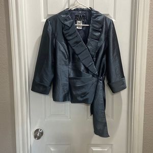 Alex Evenings Holiday/Wedding, Jacket Blue Size 14